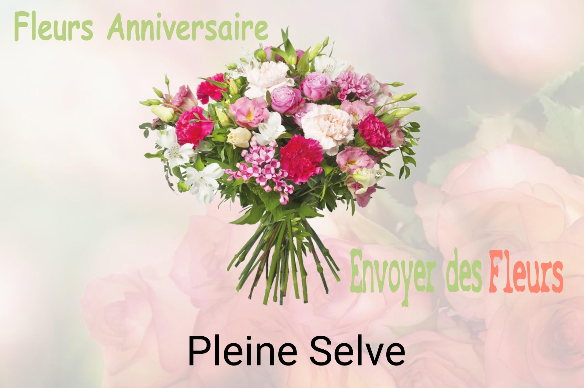 Bouquet de fleurs d’anniversaire livré à Pleine-Selve